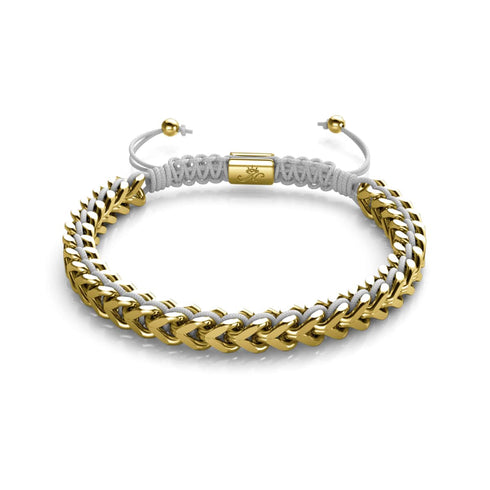 Weiß x Gold | Gaia Weizenkettenarmband